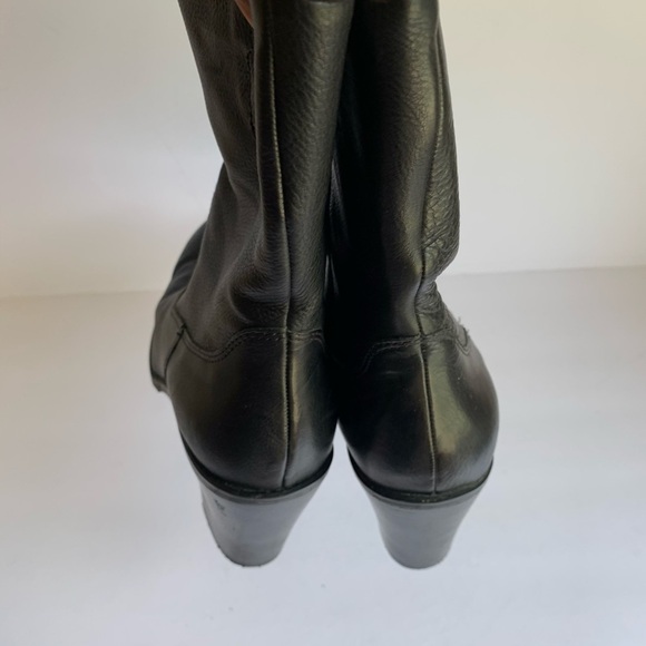 Enzo Angiolini earowena black leather boots size 8.5 - Picture 11 of 14